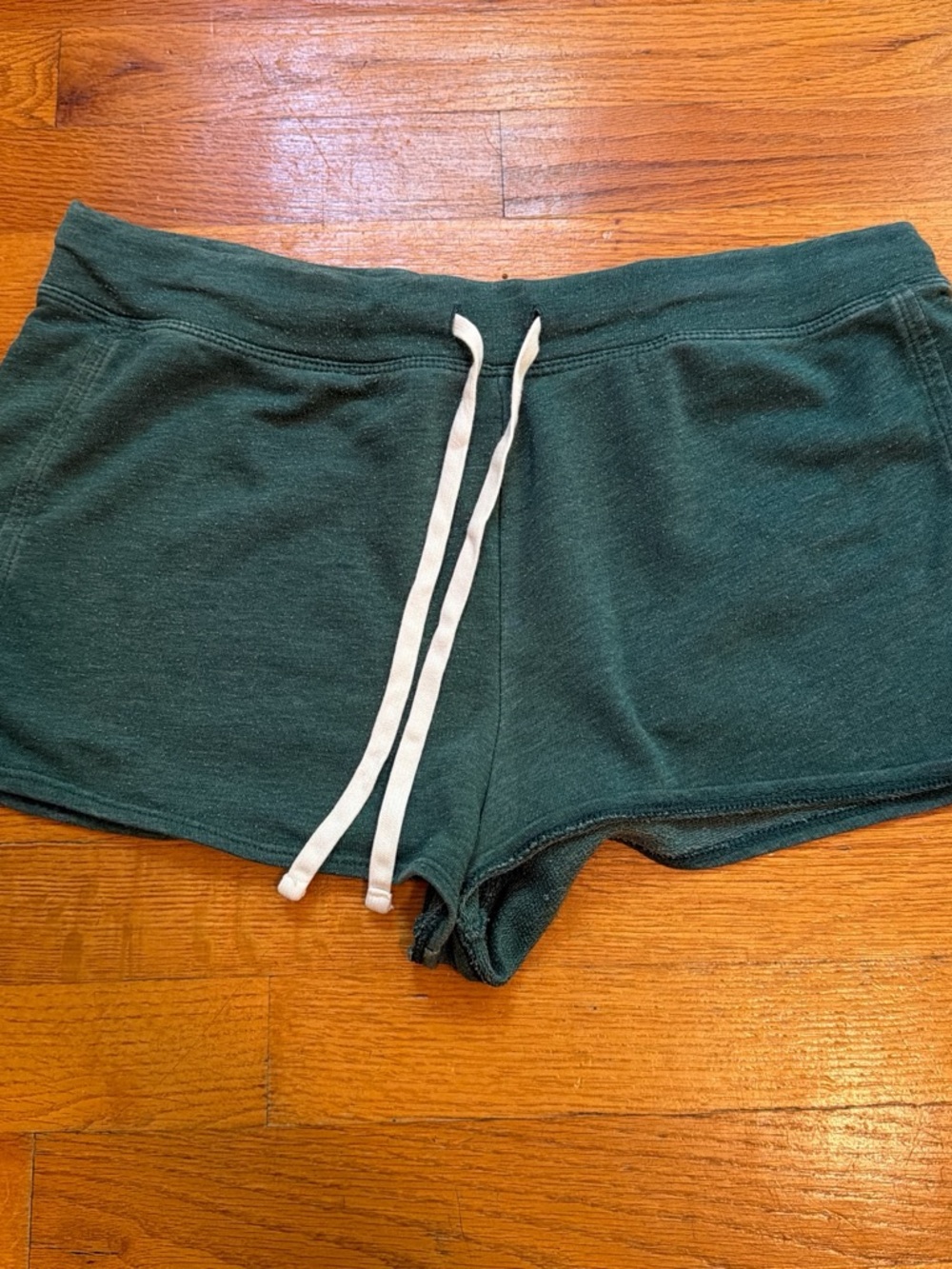 Old Navy Green Drawstring Mini Shorts
